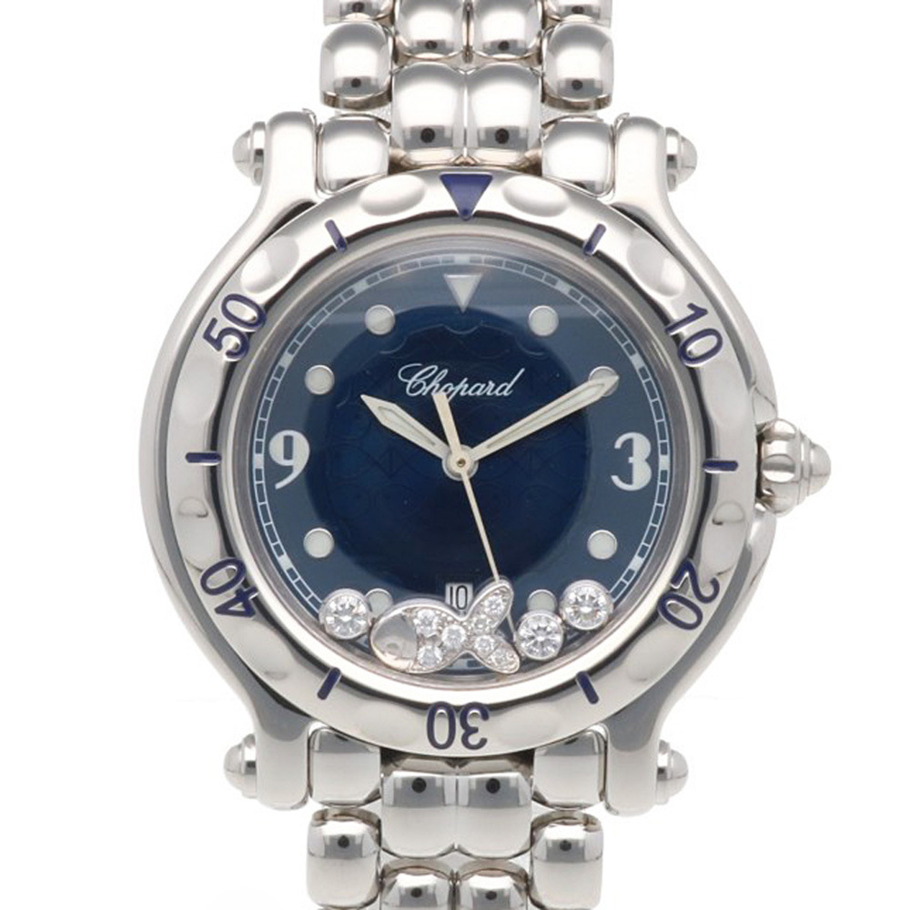 Chopard Happy Sport Fish Wristwatch, Stainless Steel, 27 8925, Quartz, Polish...